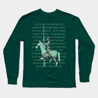 Don Quixote Quote Long Sleeve T-Shirt